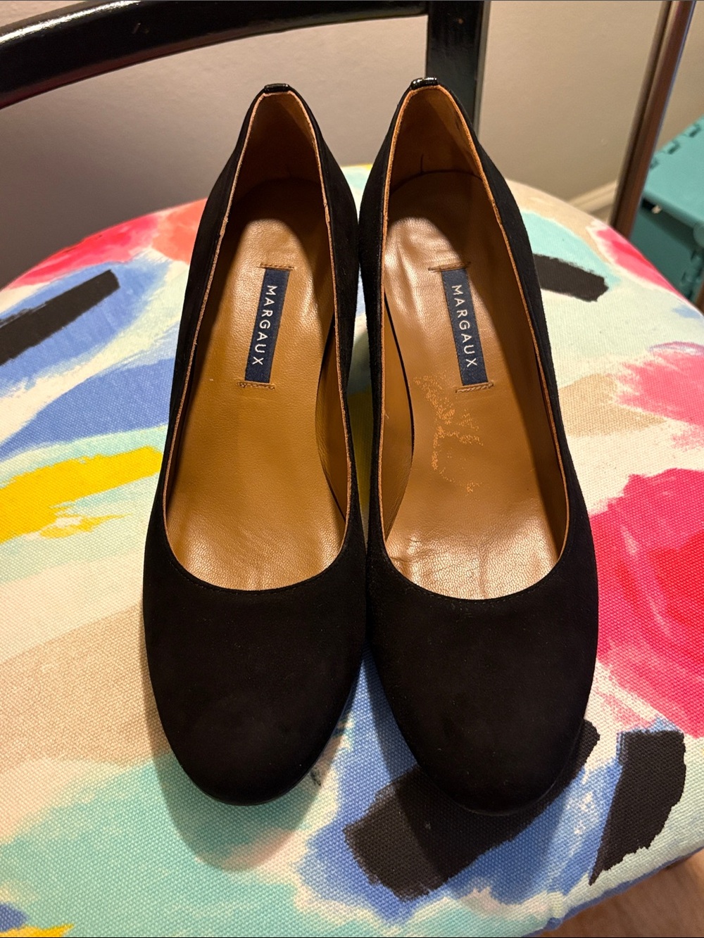 Margaux black heels (split sized)